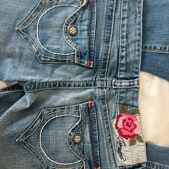 flared low rise jeans - Picture 6 of 6